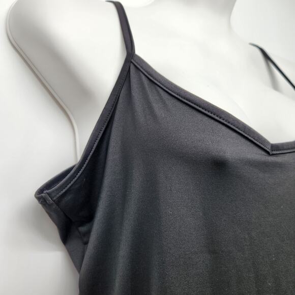 Disturbia Morality Black Spaghetti Strap Slip Mini Dress Women's 10 - Picture 4 of 7